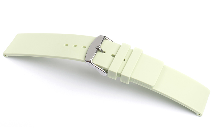 Horlogeband rubber Atlanta mint | voor Rubber 