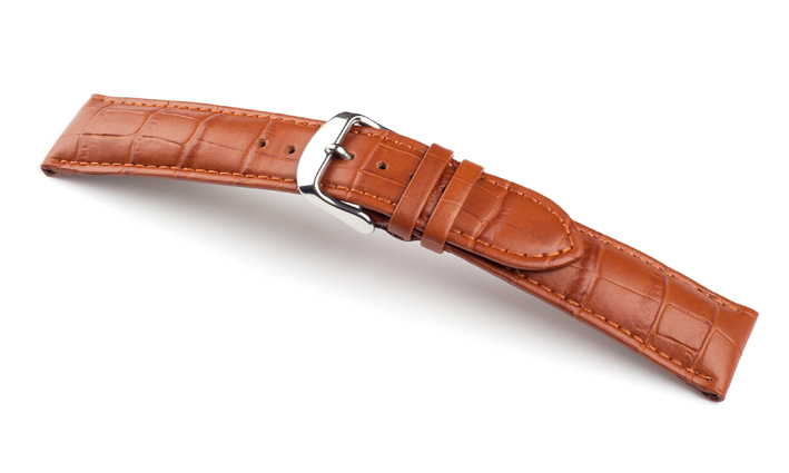 Horlogeband Arizona cognac | voor Swiss Military