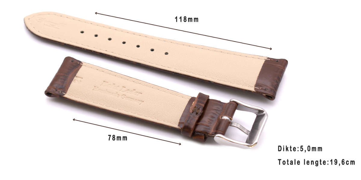 Horlogeband Arizona mahagoni | voor Samsung Gear