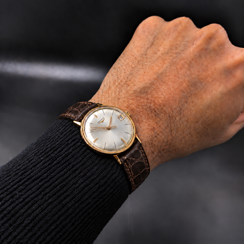 Horlogeband Bahamas donkerbruin | voor Eberhard