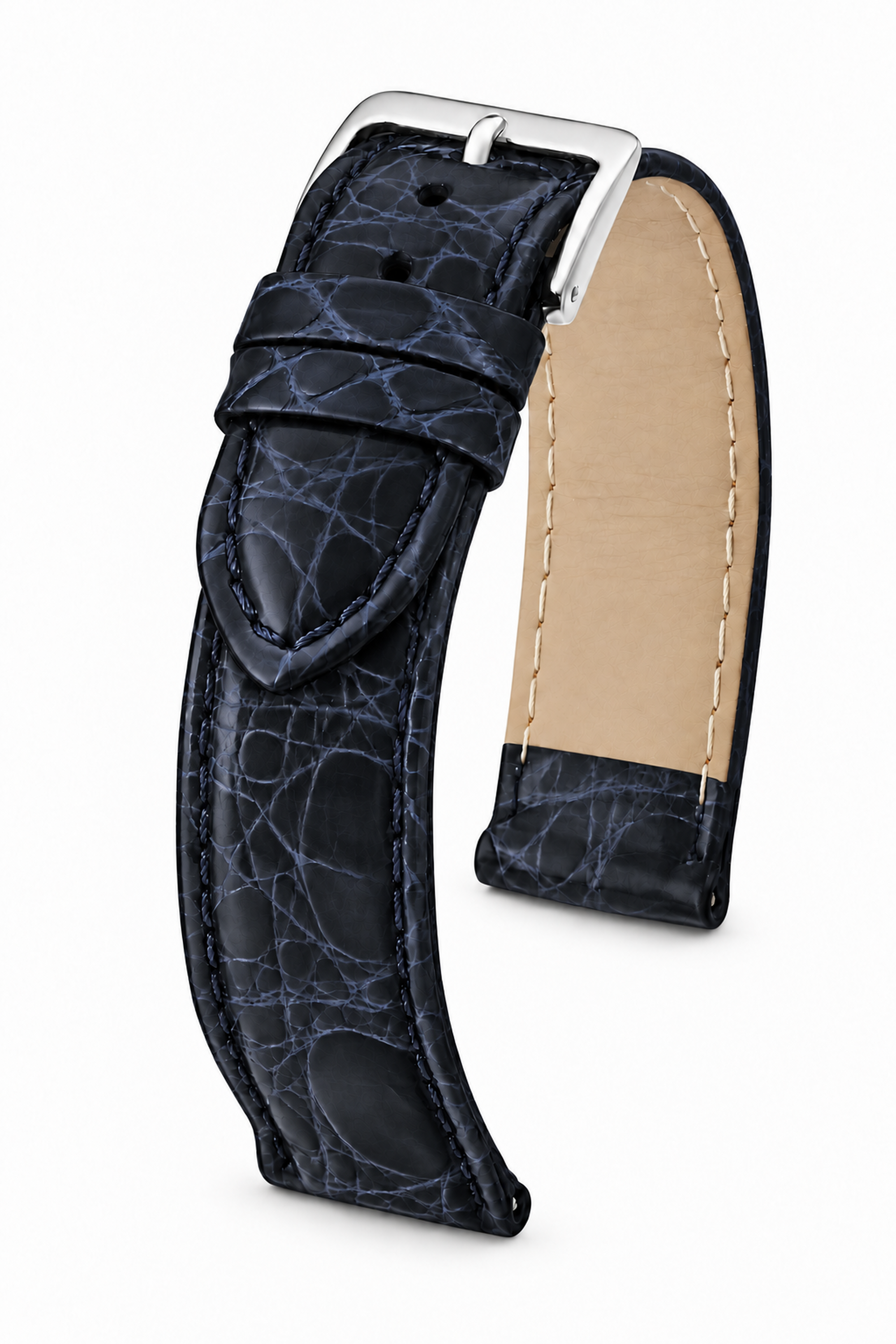 Horlogeband Bahamas donkerblauw | voor Frederique Constant