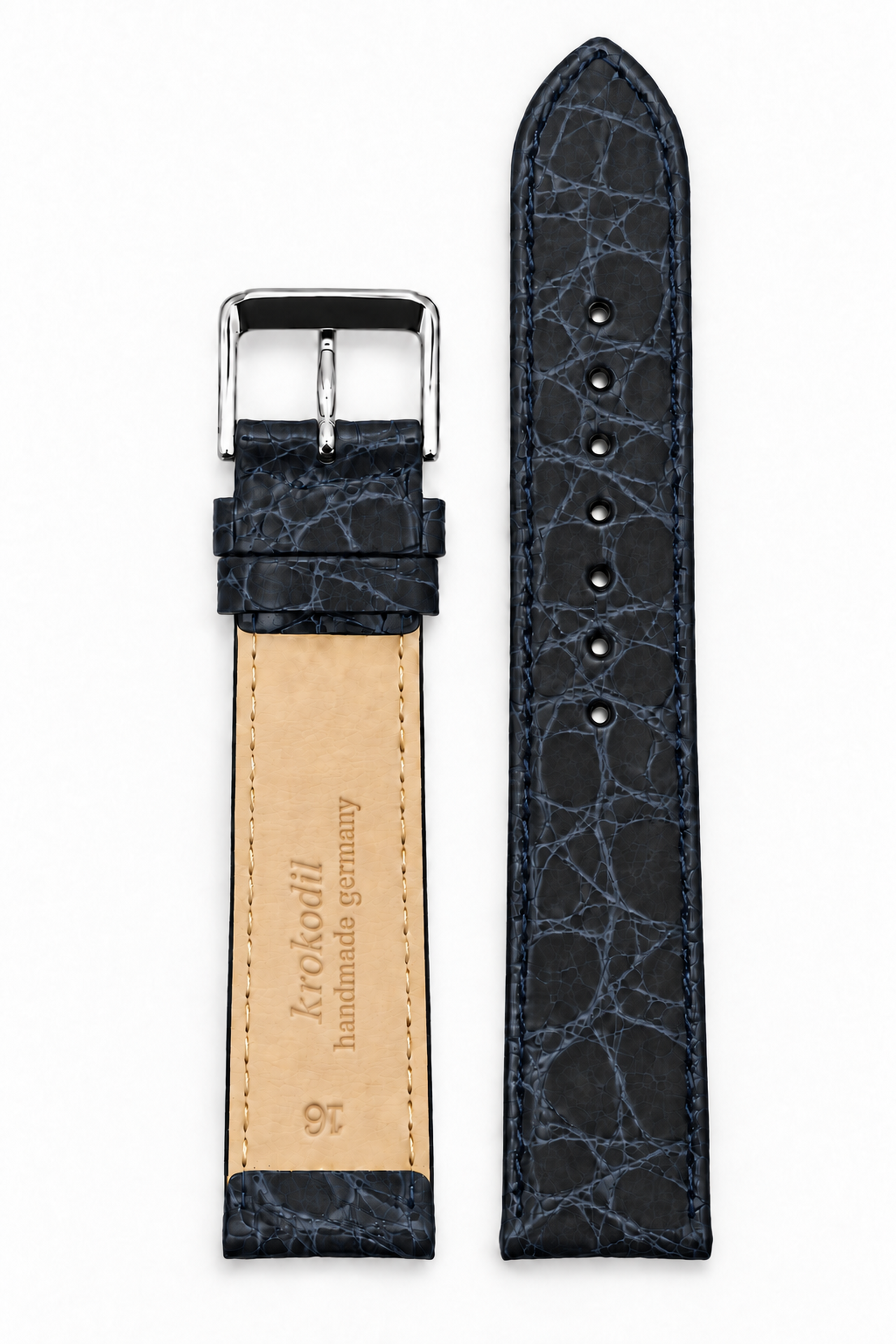 Horlogeband Bahamas donkerblauw | voor Frederique Constant