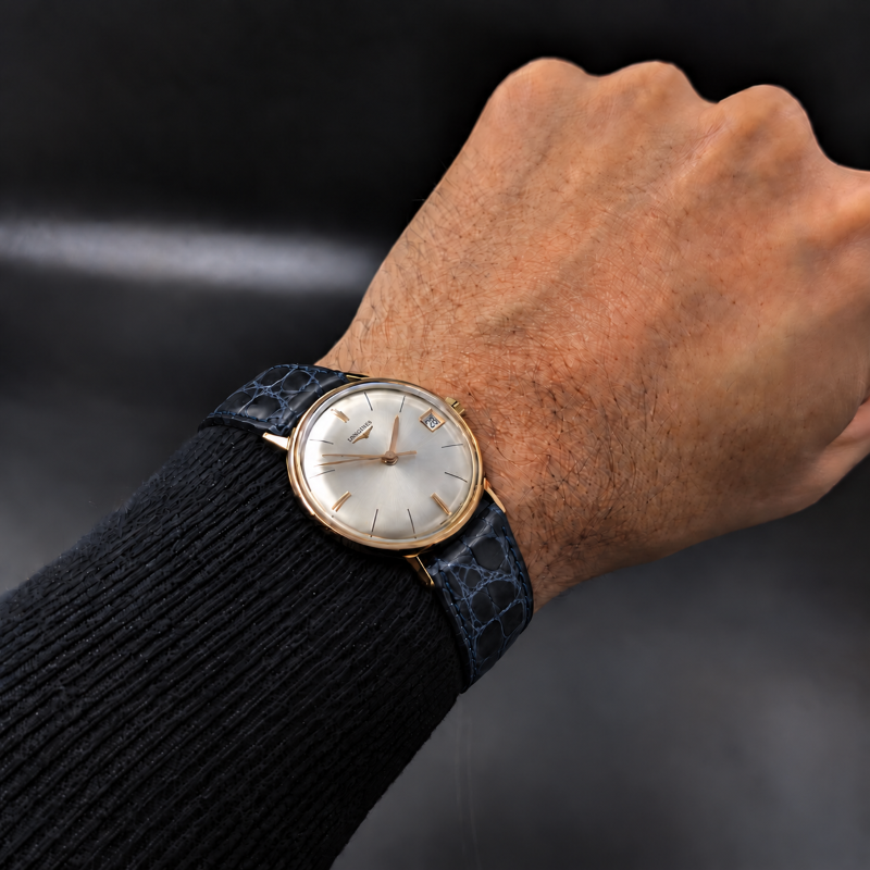 Horlogeband Bahamas donkerblauw | voor Frederique Constant