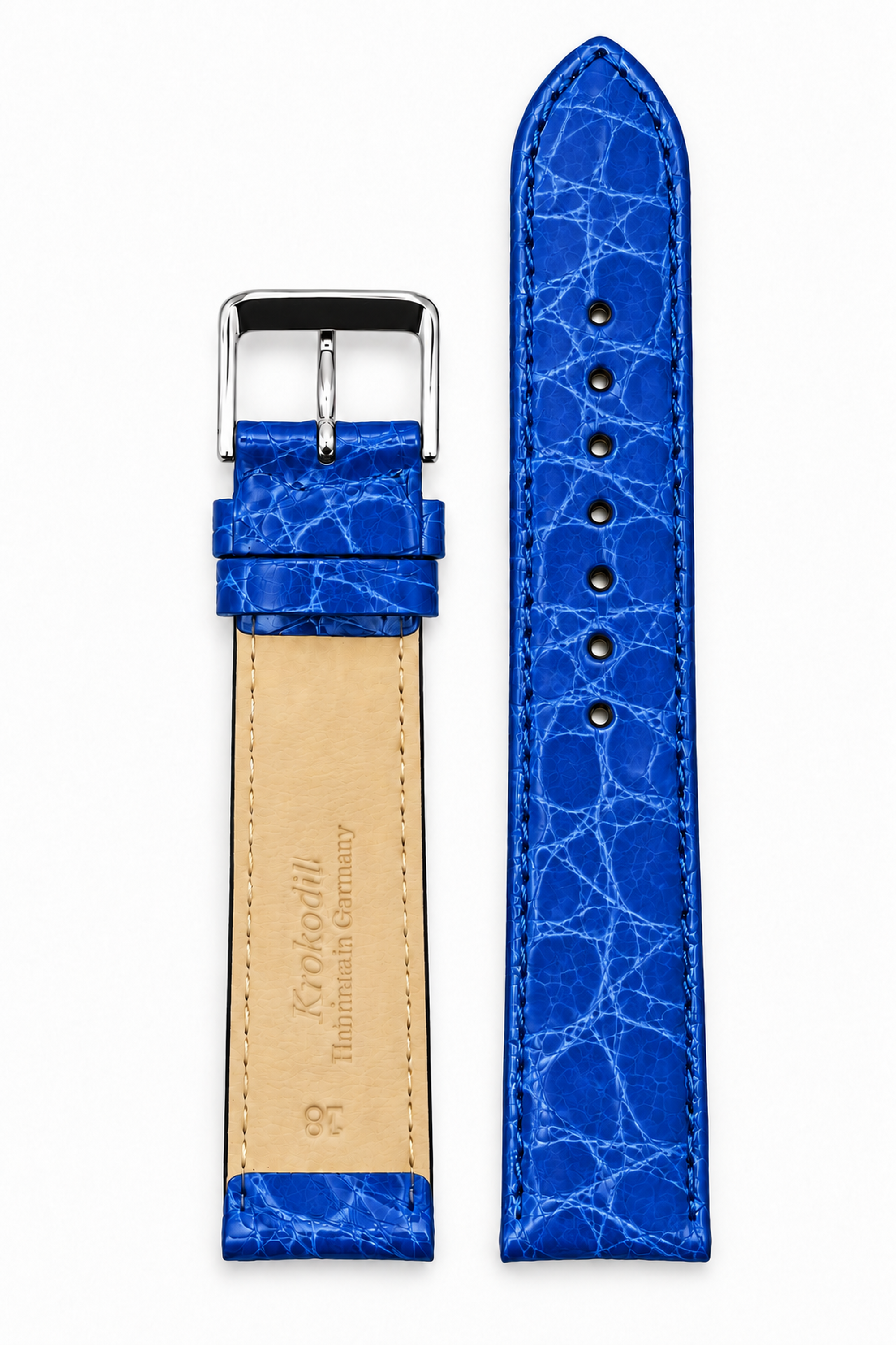Horlogeband Bahamas azuurblauw | voor Junghans