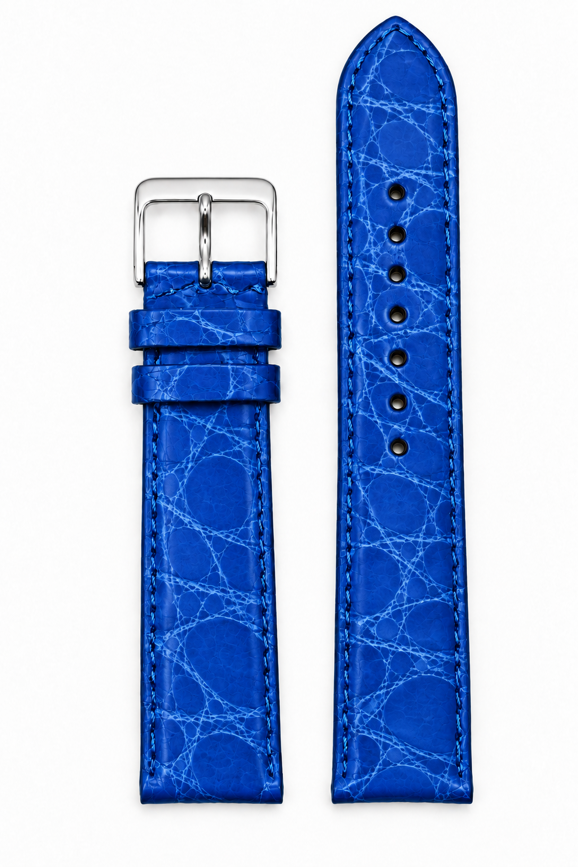 Horlogeband Bahamas azuurblauw | voor Junghans