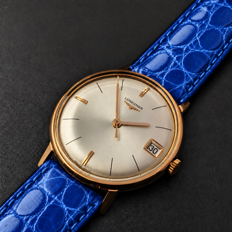 Horlogeband Bahamas azuurblauw | voor Junghans