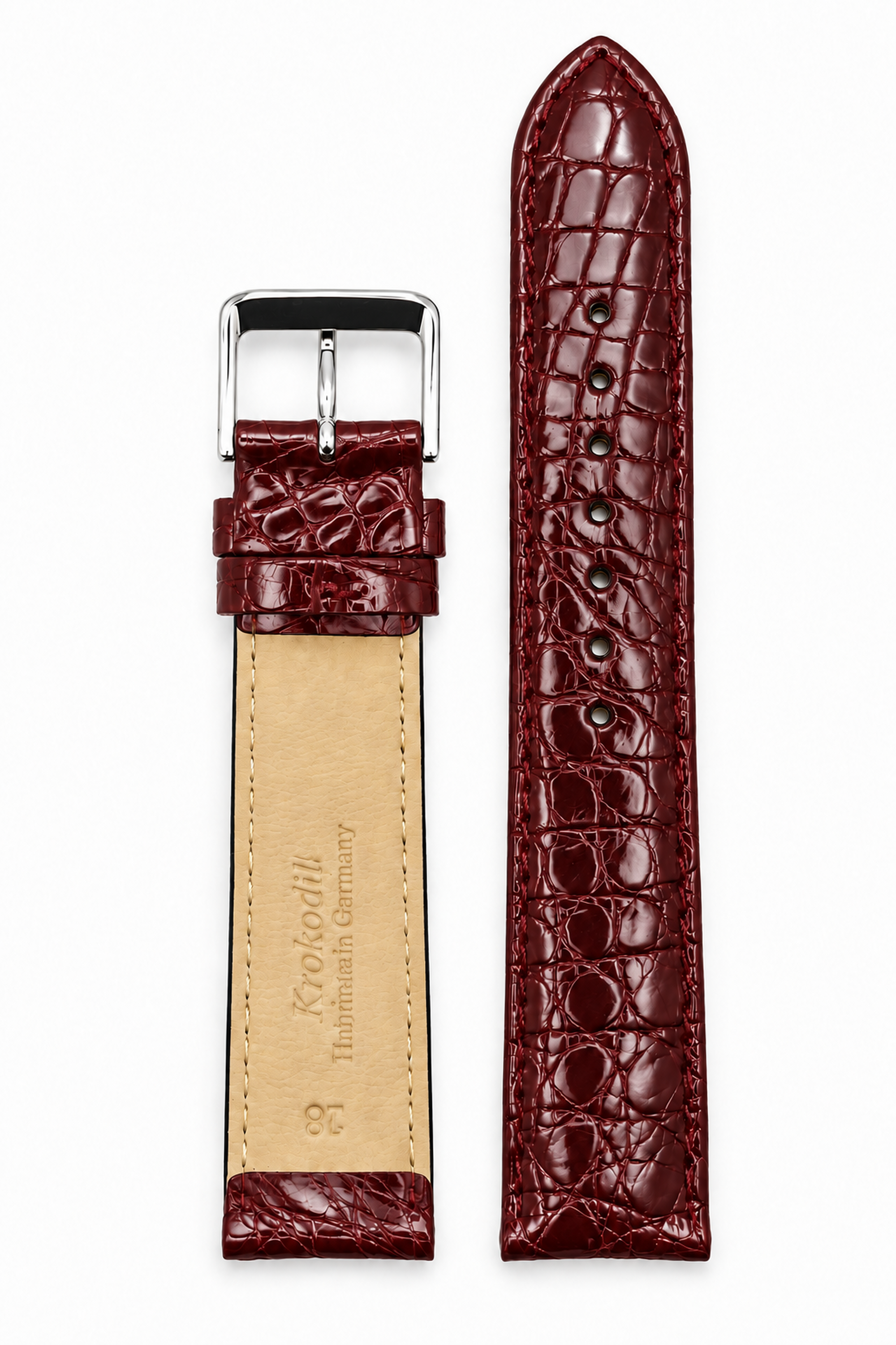 Horlogeband Bahamas bordeaux | voor Frederique Constant