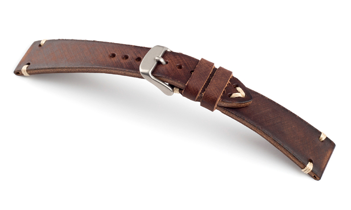 Horlogeband Vintage donkerbruin | voor Rolex 