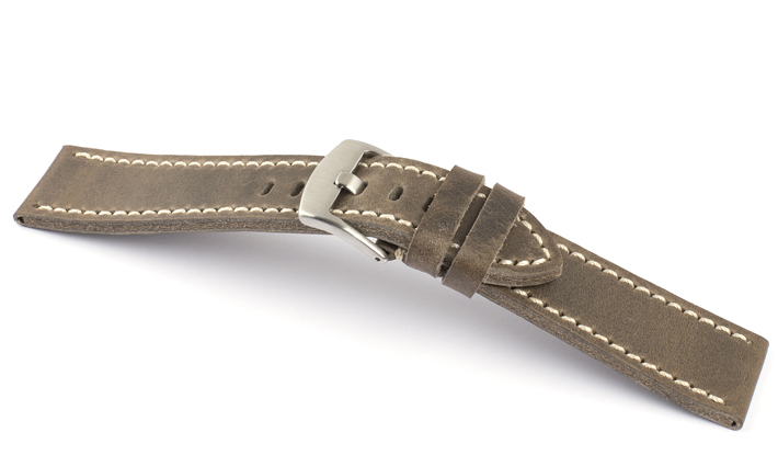 Horlogeband Vintage Classic taupe | voor Edox