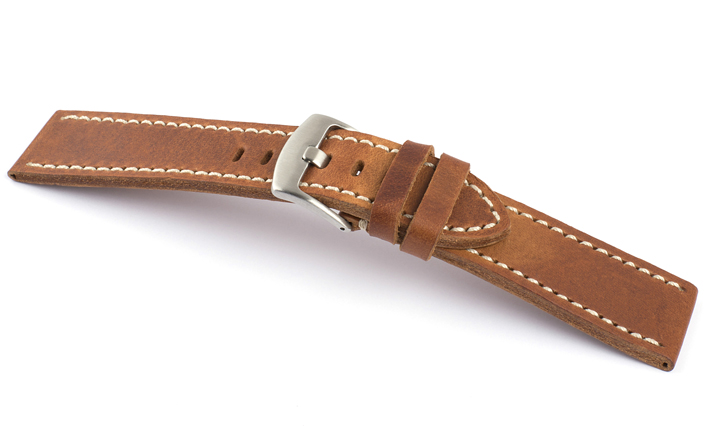 Horlogeband Vintage Classic cognac | voor Guess 