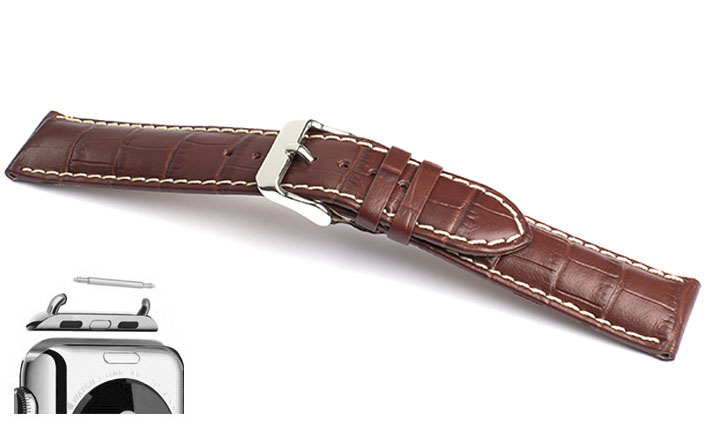 Horlogeband New Orleans mahagoni | voor Apple watch 