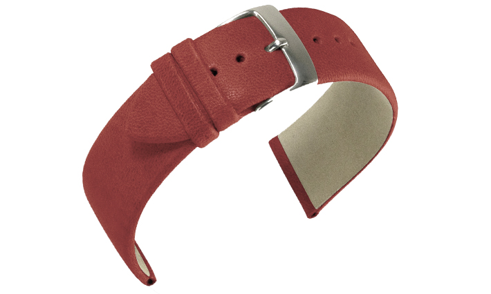 Horlogeband Cordero rood | voor Junghans 