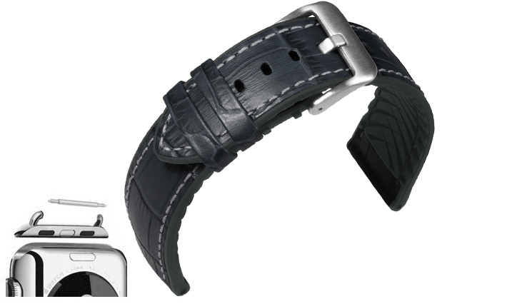 leren bandje apple watch