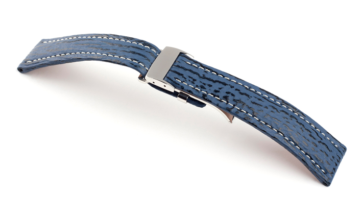 Horlogebandje Continental donkerblauw | passend voor Breitling 