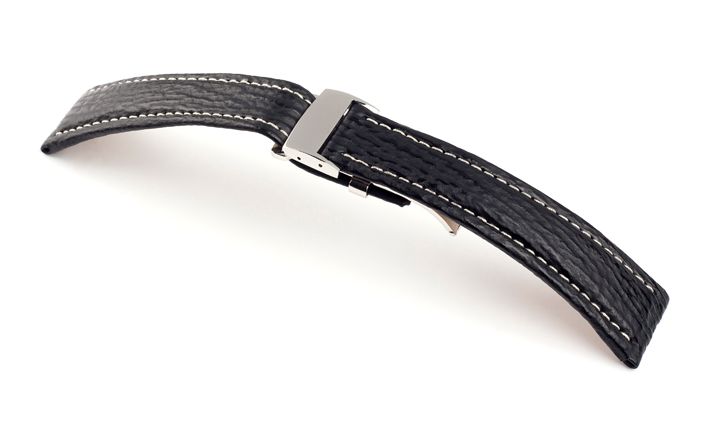 Horlogebandje Continental zwart | passend voor Breitling horlogeband 