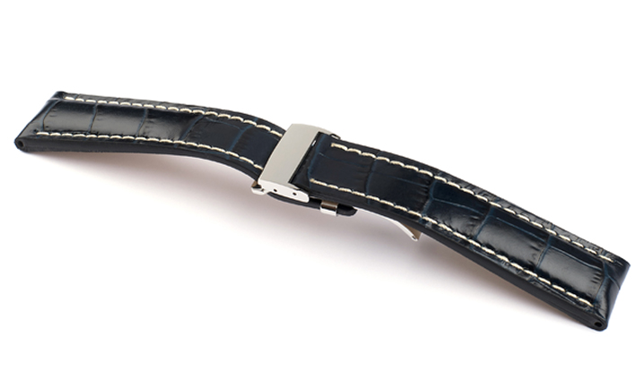 Horlogebandje Crosswind donkerblauw | passend voor Breitling horlogeband 