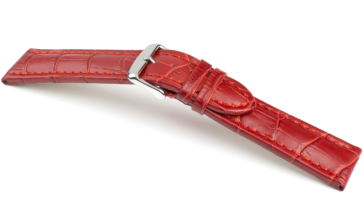 Horlogeband Kalimat rood | voor Meistersinger 