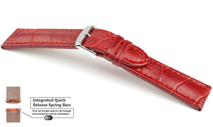 Horlogeband Kalimat rood | voor Garmin horloge bandjes 