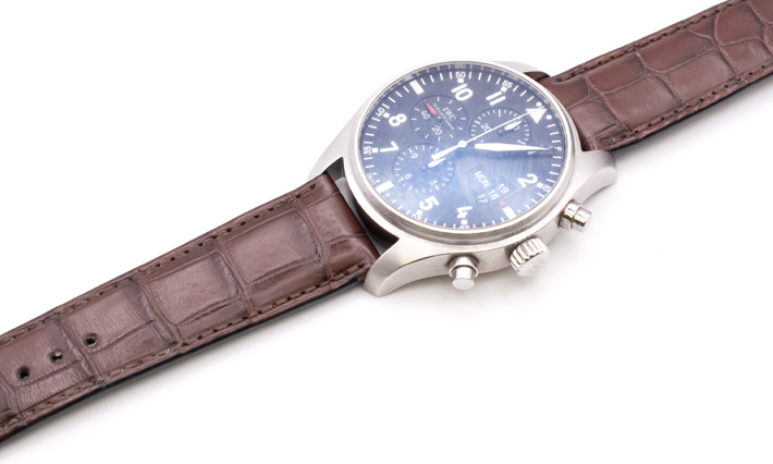Horlogebandje Spitfire mahagoni | passend voor Franck Muller
