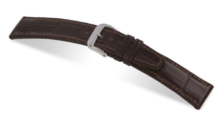 Horlogebandje Spitfire donkerbruin | passend voor Glashütte Original 
