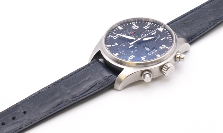 Horlogebandje Spitfire donkerblauw | passend voor Franck Muller