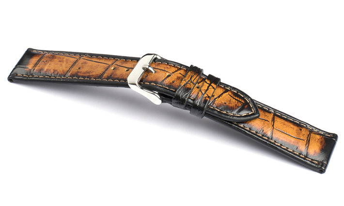 Horlogeband Alligator Multicolor cognac | voor IWC 