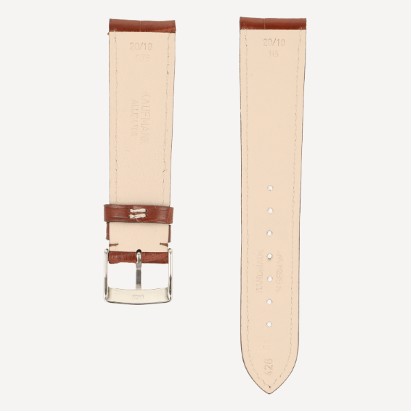 Horlogeband Alligator Classic Plat mahagoni | voor Patek Philippe