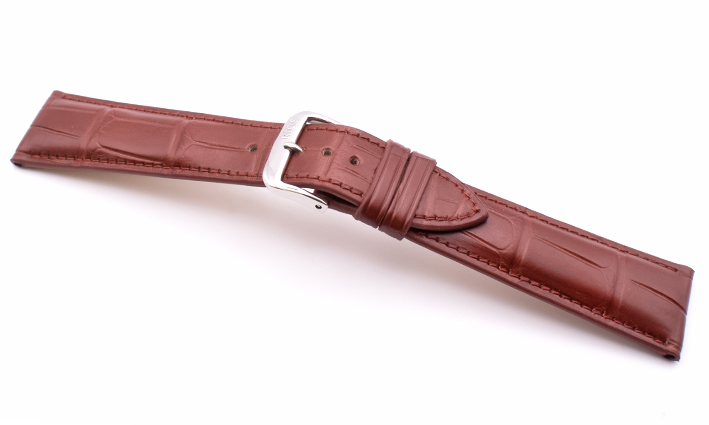 Horlogeband Alligator Classic havanna | voor Eberhard 