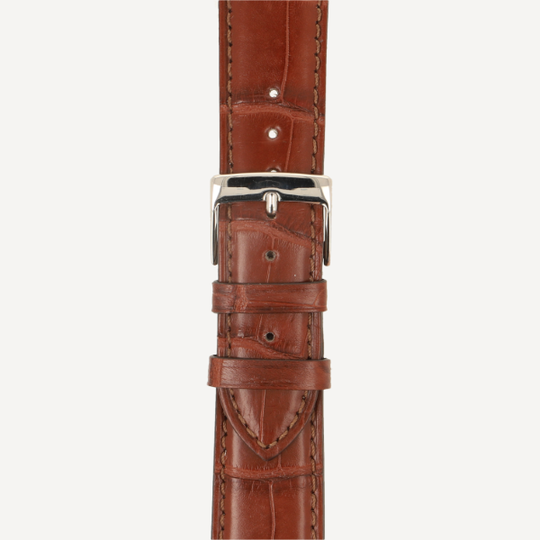 Horlogeband Alligator Classic havanna | voor Jaeger Le Coultre