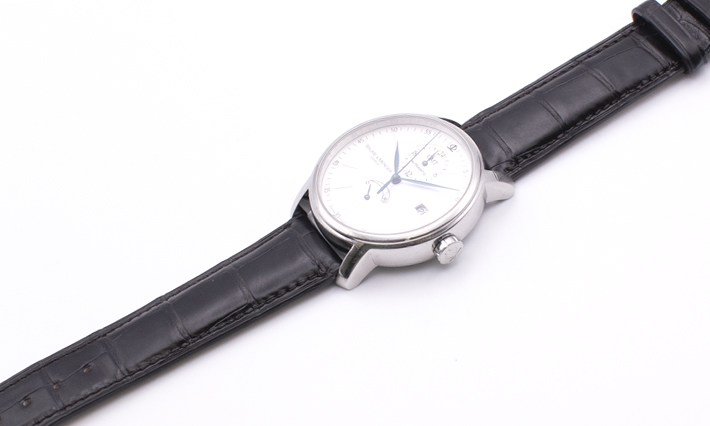 Horlogeband Alligator Classic donkerbruin | voor Jaeger Le Coultre