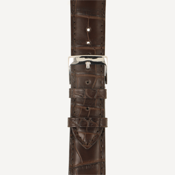 Horlogeband Alligator Classic donkerbruin | voor Patek Philippe