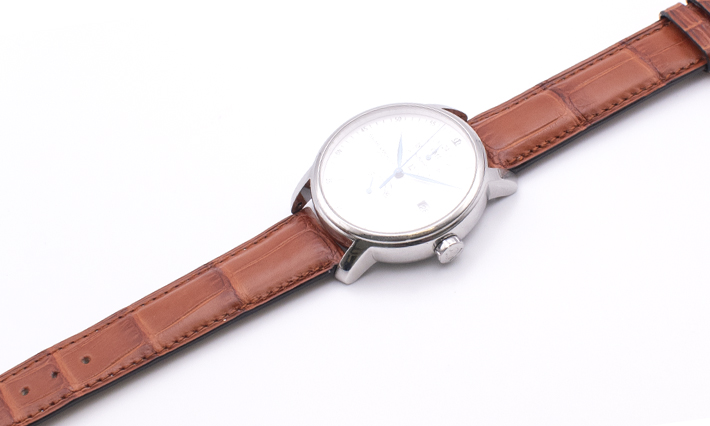 Horlogeband Alligator Classic cognac | voor Jaeger Le Coultre