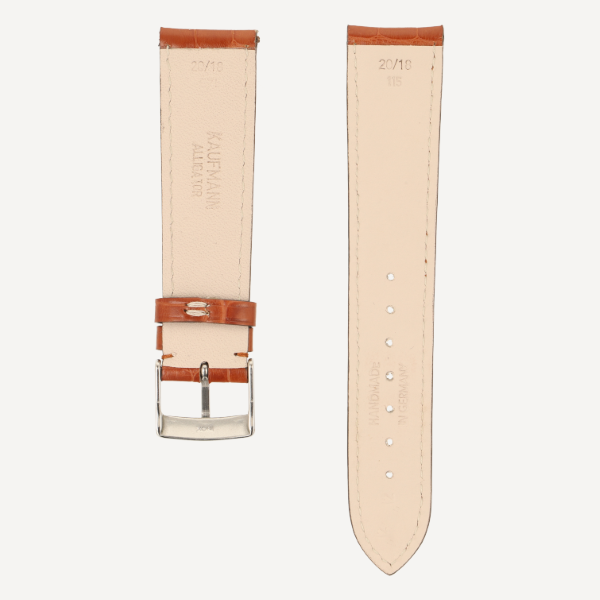 Horlogeband Alligator Classic cognac | voor Patek Philippe