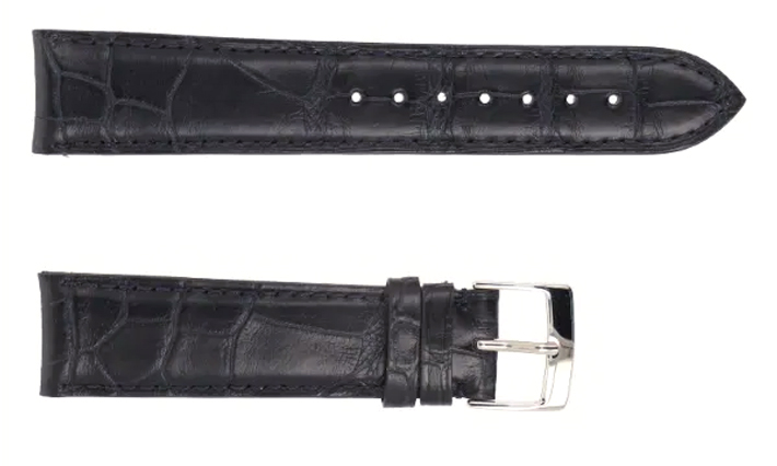 Horlogeband Alligator Classic donkerblauw | voor Jaeger Le Coultre