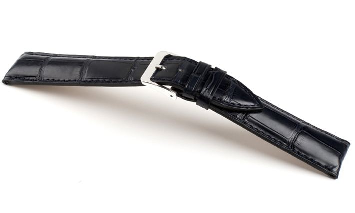 Horlogeband Alligator Classic zwart | voor Glashütte Original 