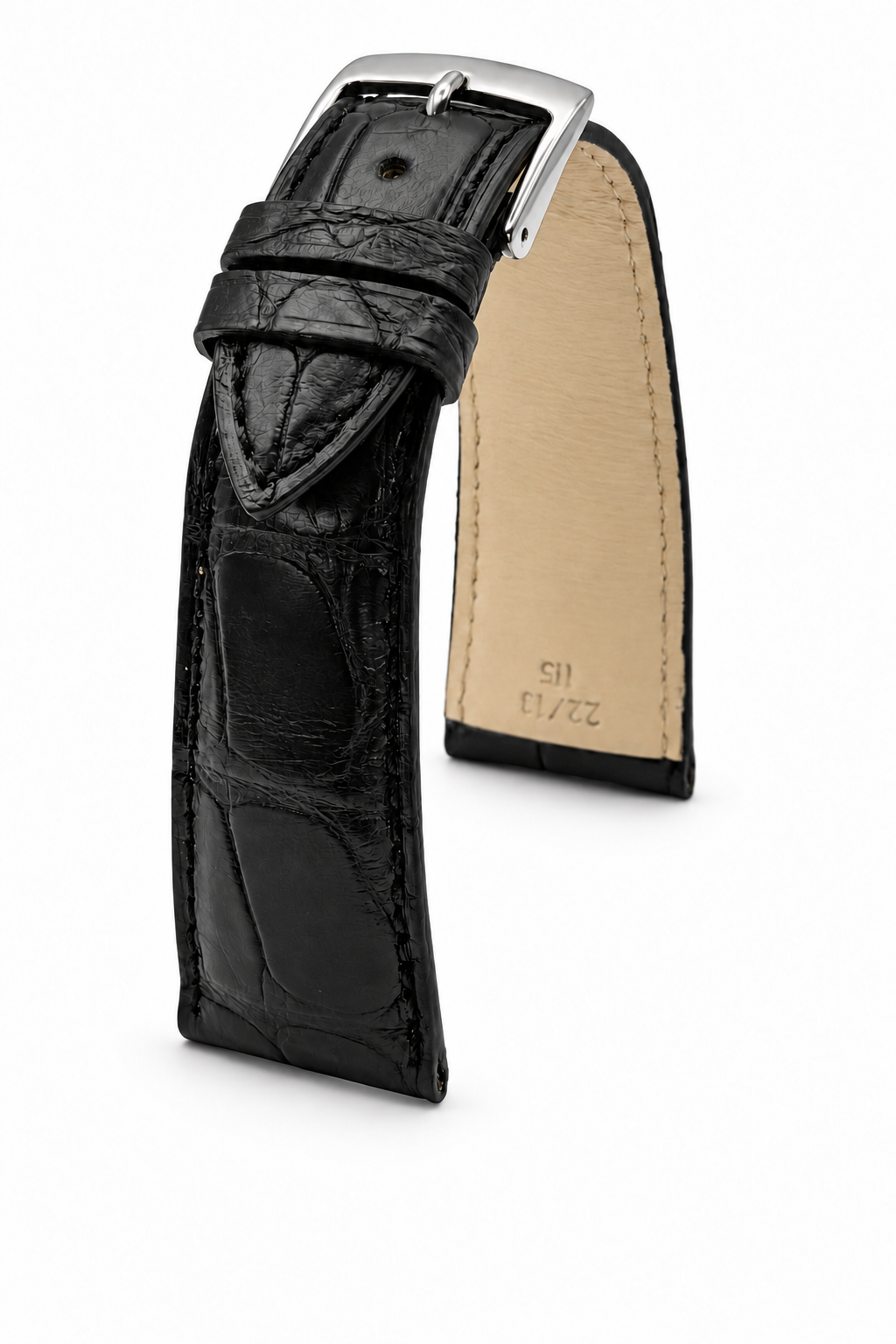 Horlogeband Alligator Classic zwart | voor Chronoswiss