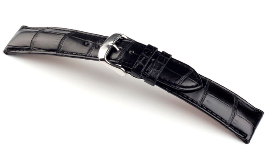 Horlogeband Louisiana zwart | voor Tissot 