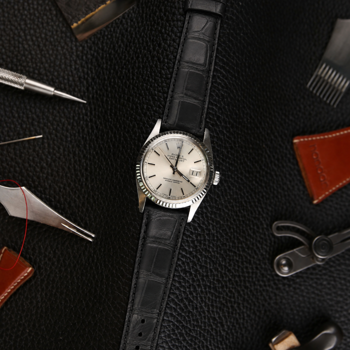 Horlogeband Louisiana zwart | voor Tissot