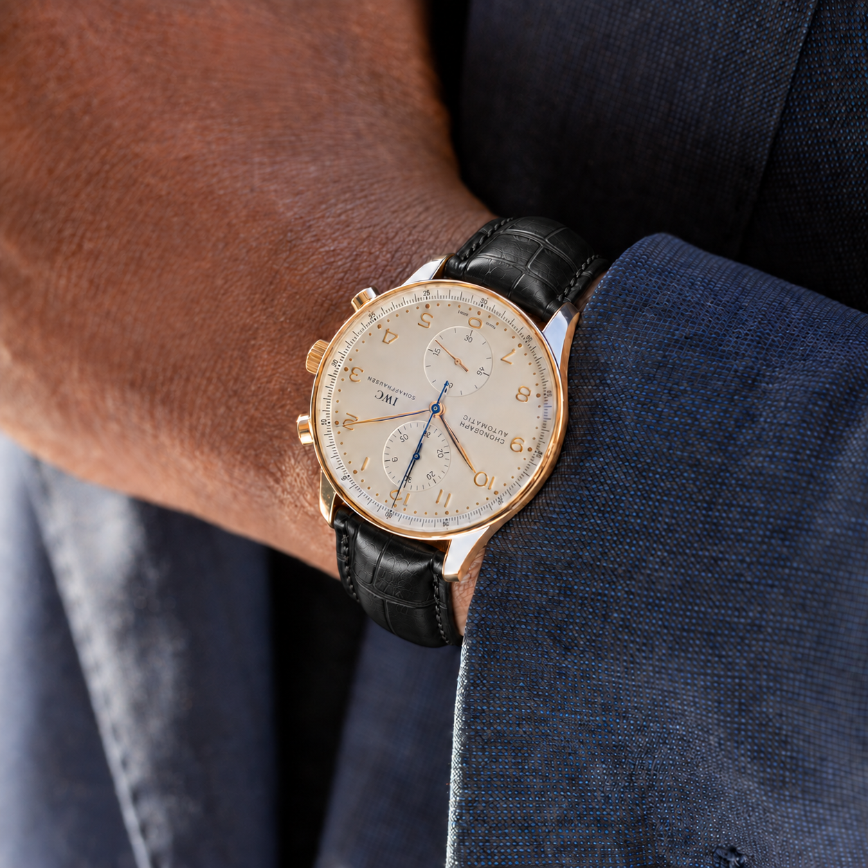Horlogeband Louisiana zwart | voor Tissot