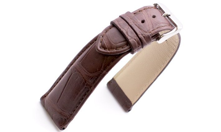 Horlogeband Louisiana mahagoni | voor Leer