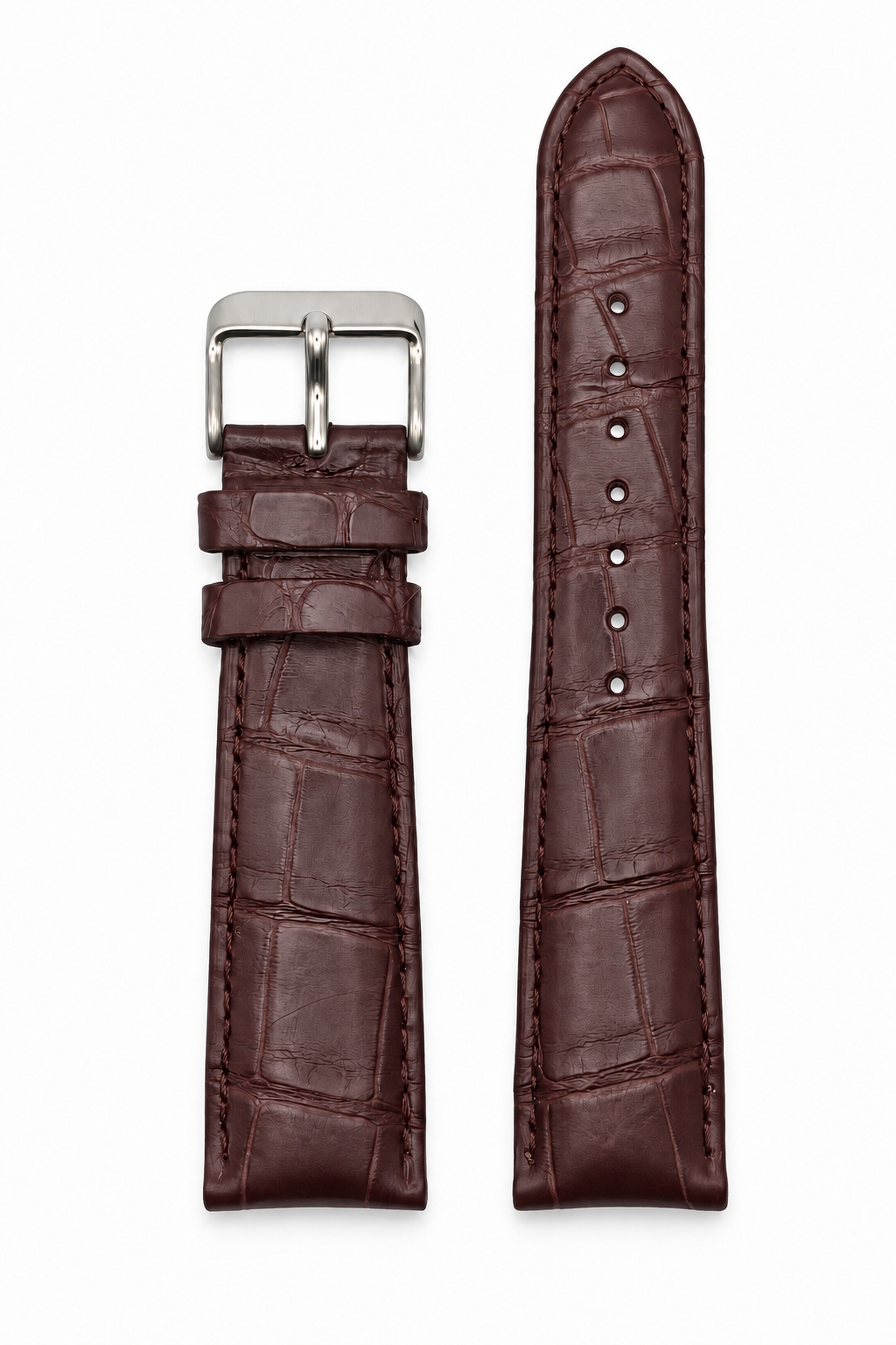 Horlogeband Louisiana mahagoni | voor Cartier