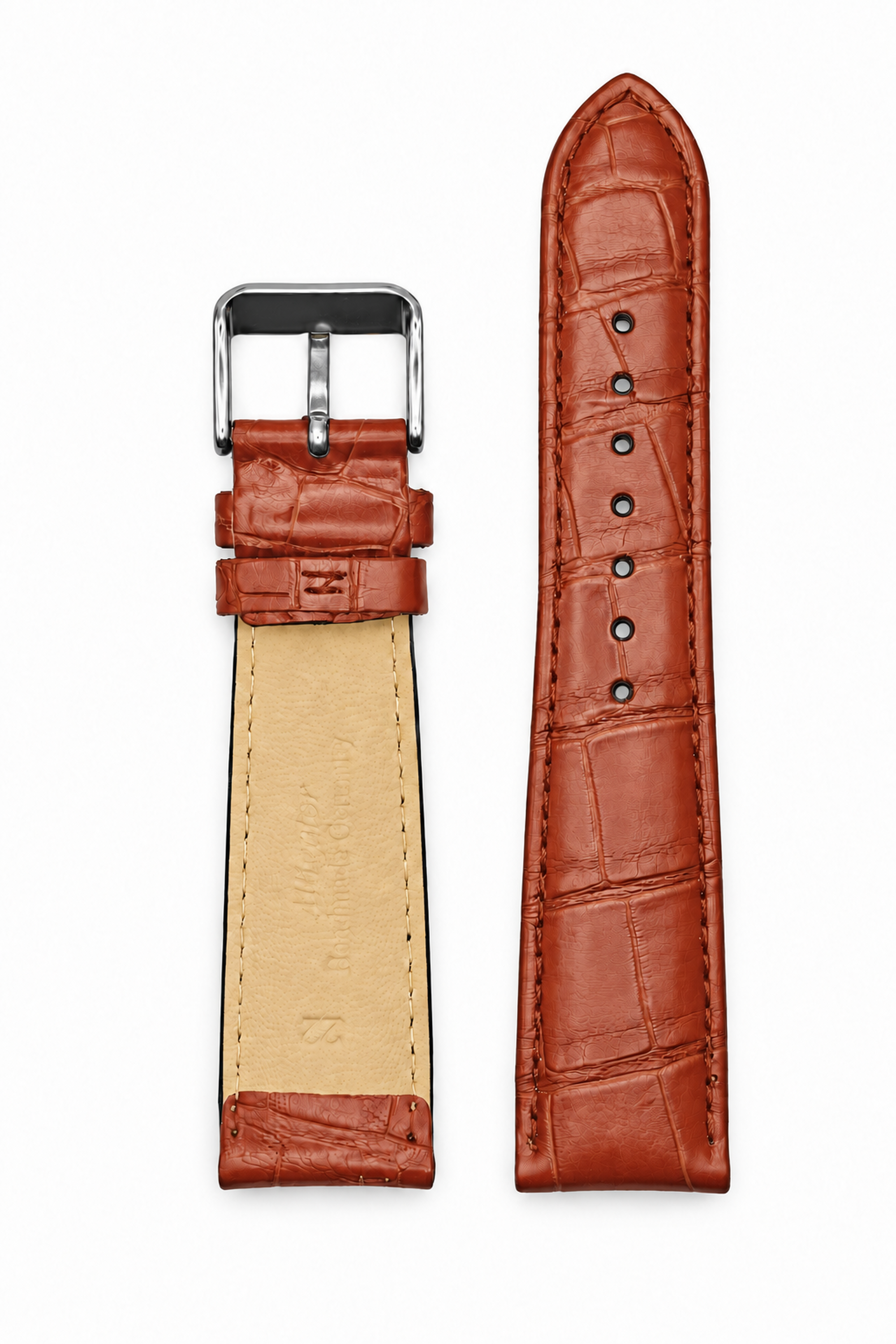 Horlogeband Louisiana cognac | voor A. Lange & Söhne