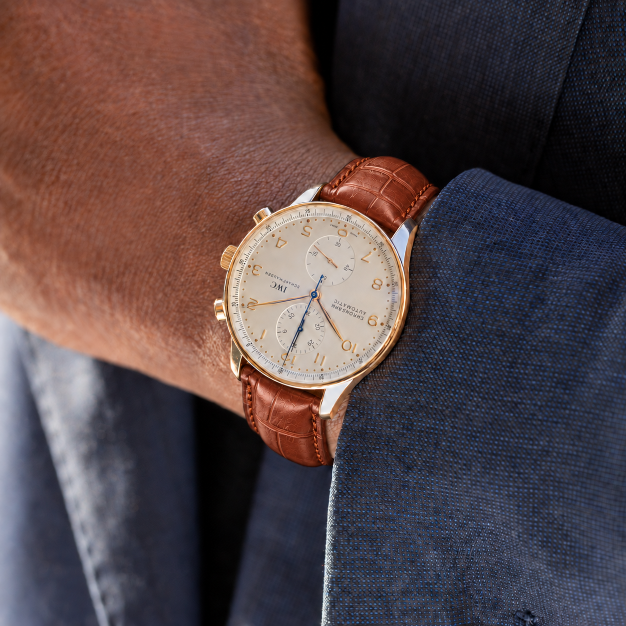 Horlogeband Louisiana cognac | voor A. Lange & Söhne