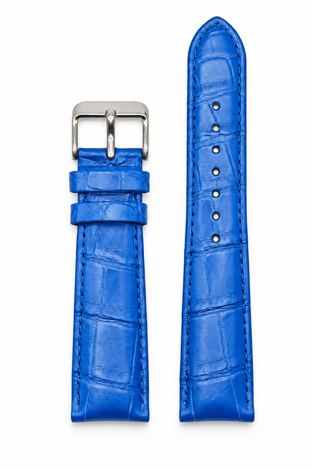 Horlogeband Louisiana azuurblauw | voor Certina