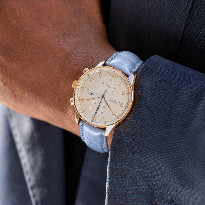 Horlogeband Louisiana lichtblauw | voor Rolex