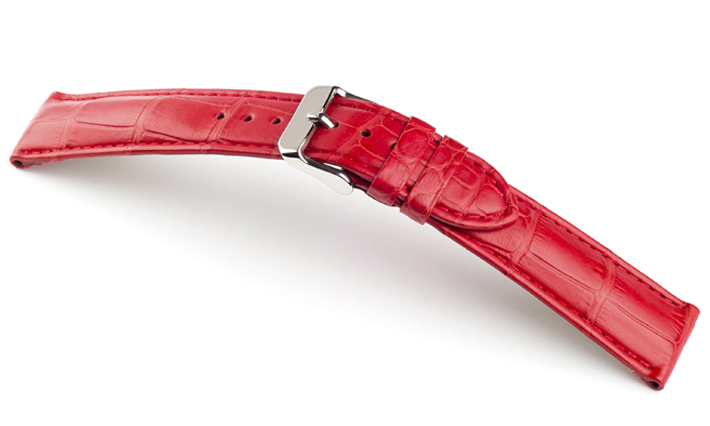 Horlogeband Louisiana rood | voor Chopard 