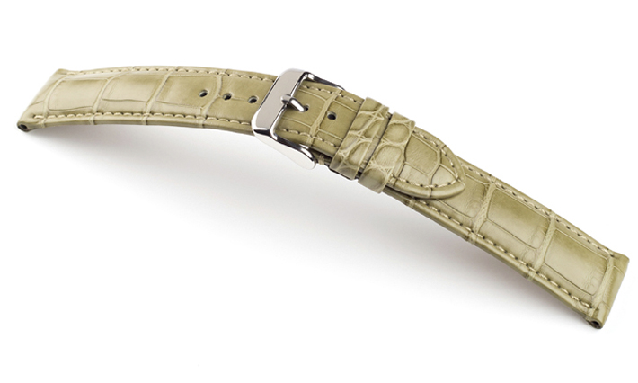 Horlogeband Louisiana olijfgroen | voor Omega 