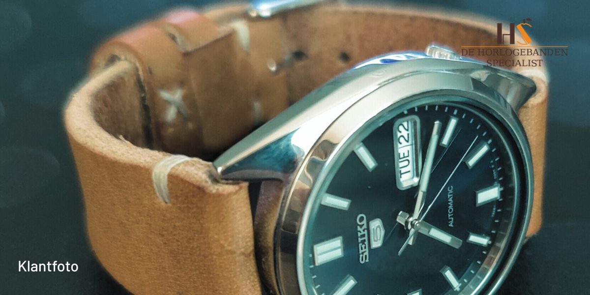 Horlogeband Tiber cognac | voor Tudor