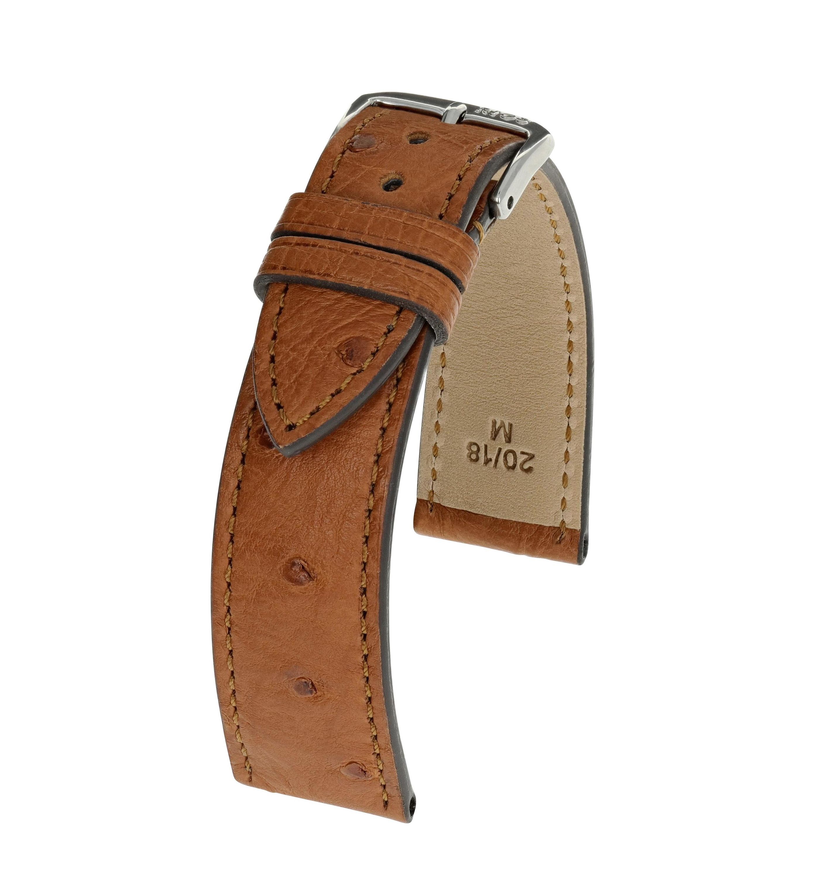 Horlogeband Maison cognac | voor Baume & Mercier