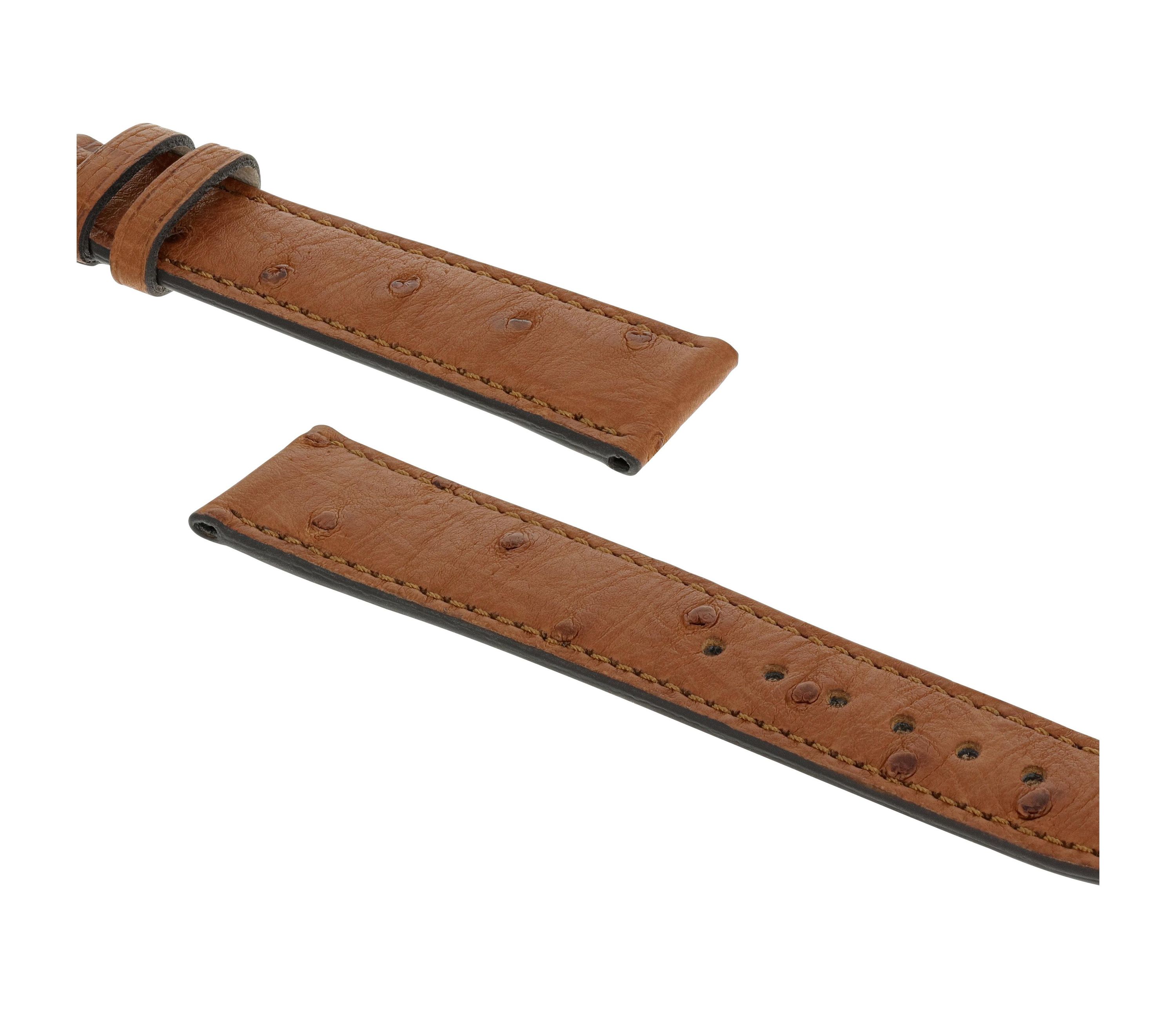 Horlogeband Maison cognac | voor Baume & Mercier